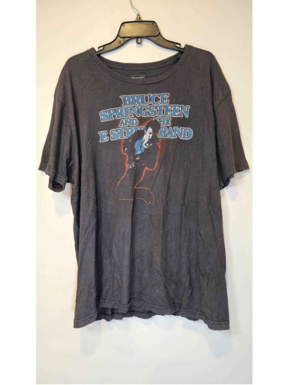 Abercrombie Bruce Springsteen Born USA Tour 84-85 T Shirt XL Distressed Y2K